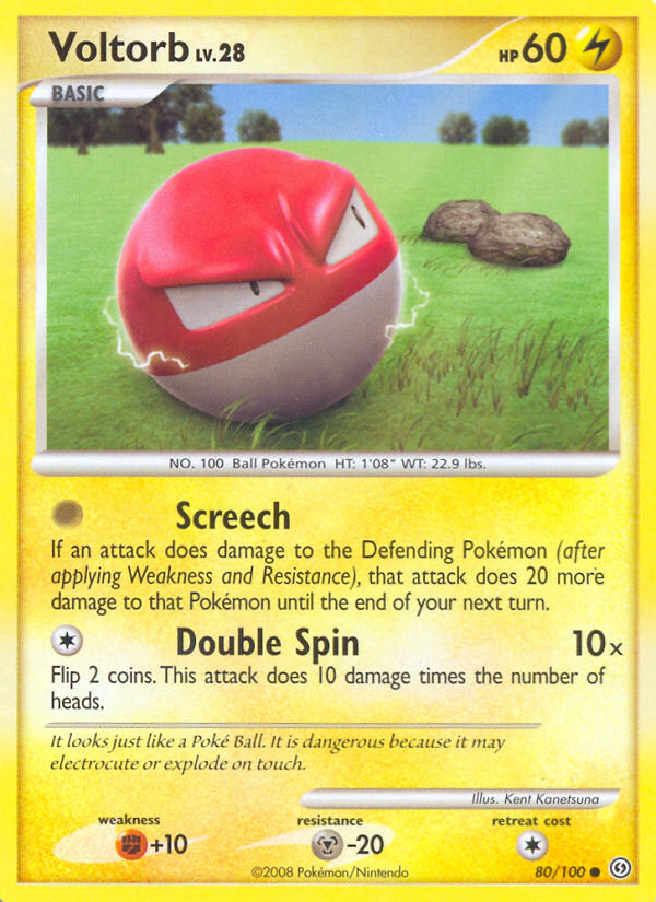 Stormfront Voltorb #80/100