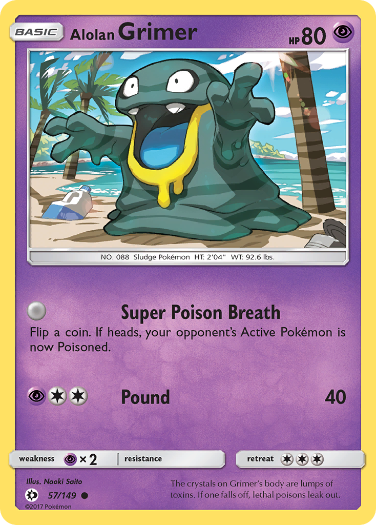 Sun & Moon Alolan Grimer #57/149