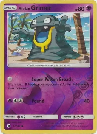 Sun & Moon Alolan Grimer #57/149 reverse holo