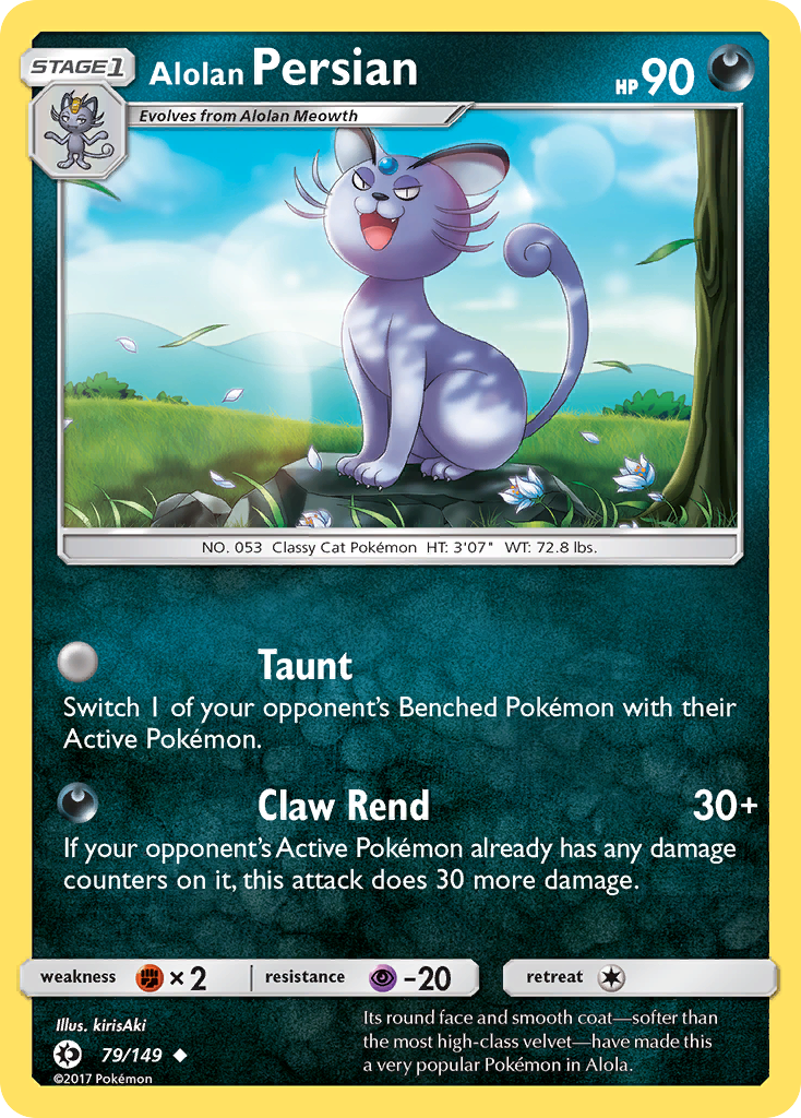 Sun & Moon Alolan Persian #79/149