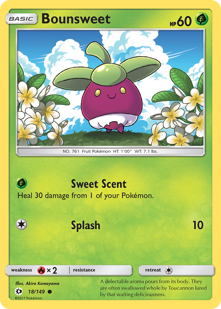 Sun & Moon Bounsweet #18/149