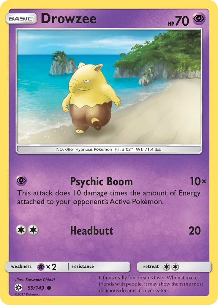 Sun & Moon Drowzee #59/149