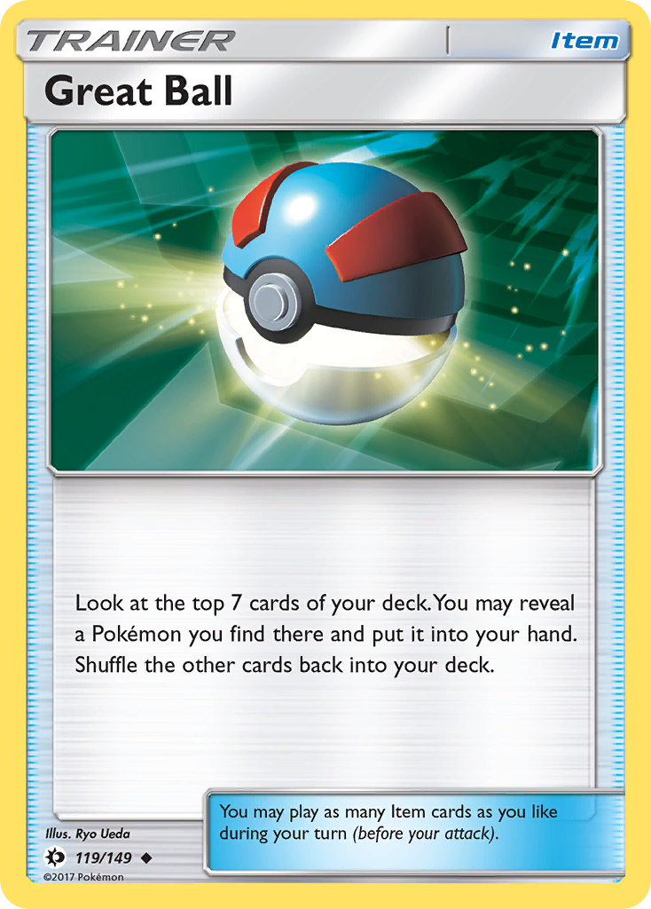 Sun & Moon Great Ball #119/149