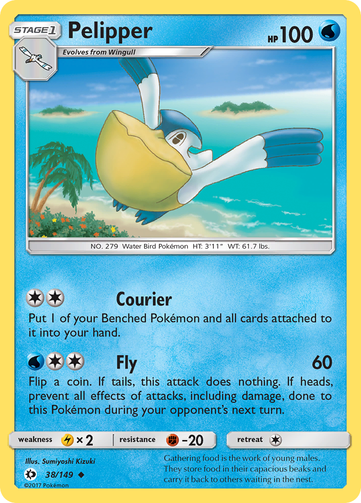 Sun & Moon Pelipper #38/149
