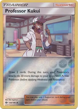 Sun & Moon Professor Kukui #128/149 reverse holo