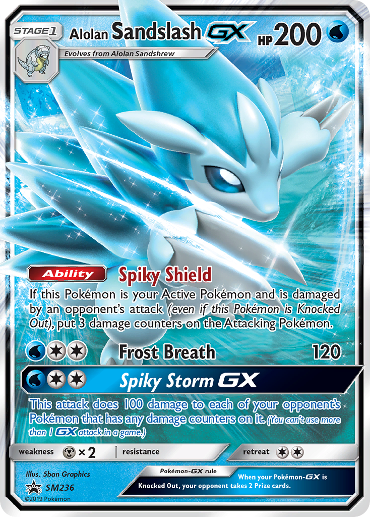 Sun & Moon Promo Alolan Sandslash GX #236