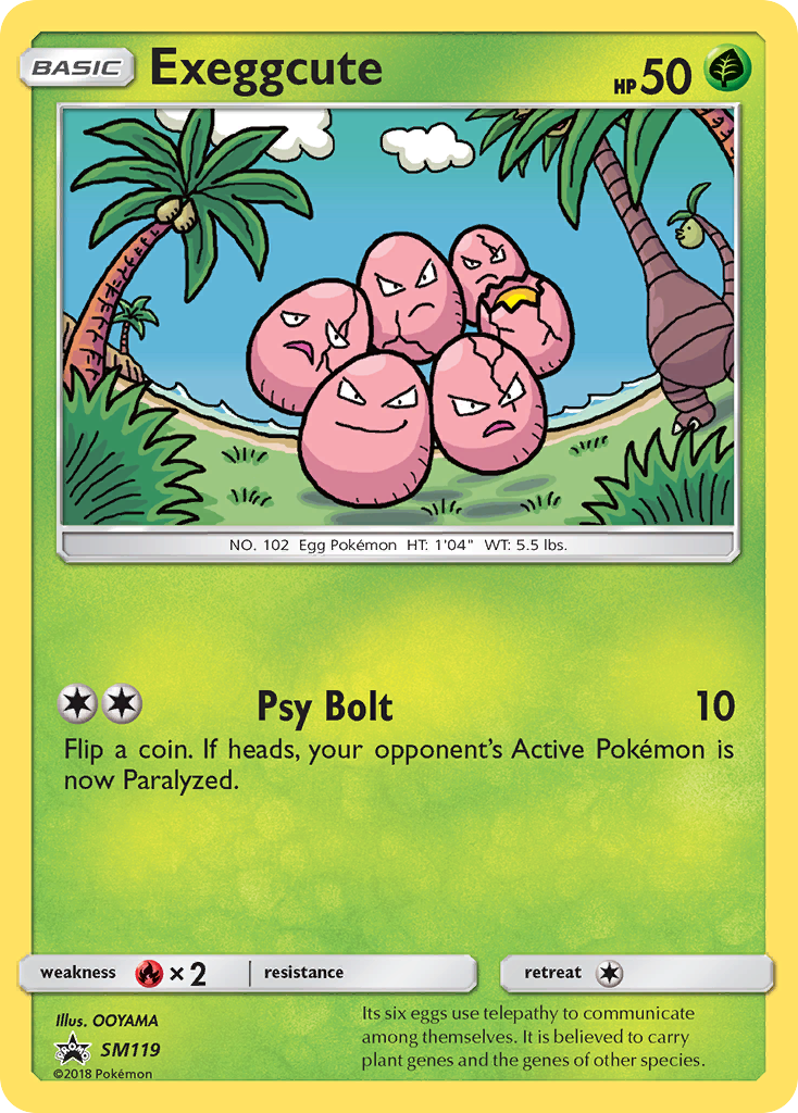 Sun & Moon Promo Exeggcute #119