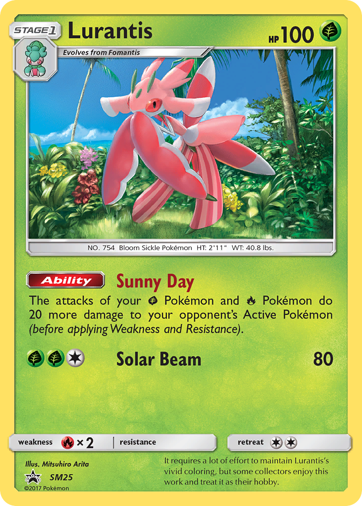 Sun & Moon Promo Lurantis #25
