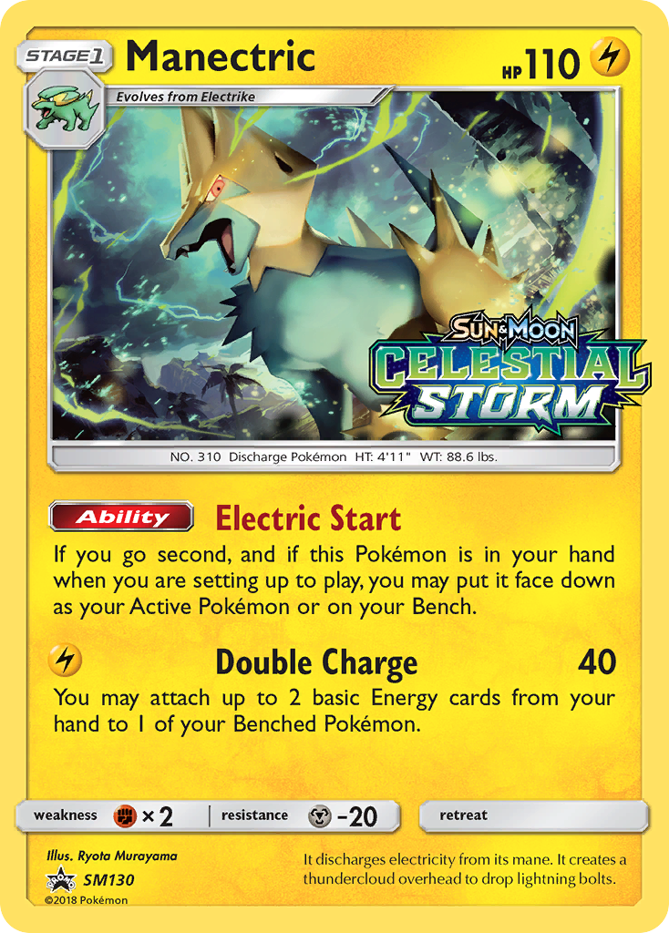 Sun & Moon Promo Manectric #130