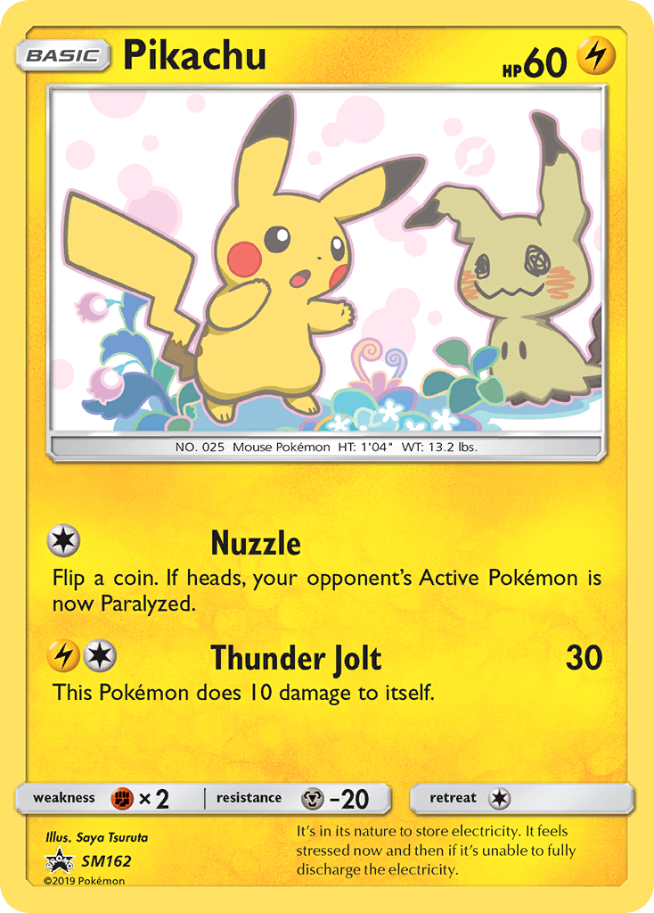 Sun & Moon Promo Pikachu #162