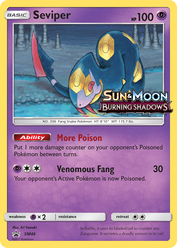 Sun & Moon Promo Seviper #46