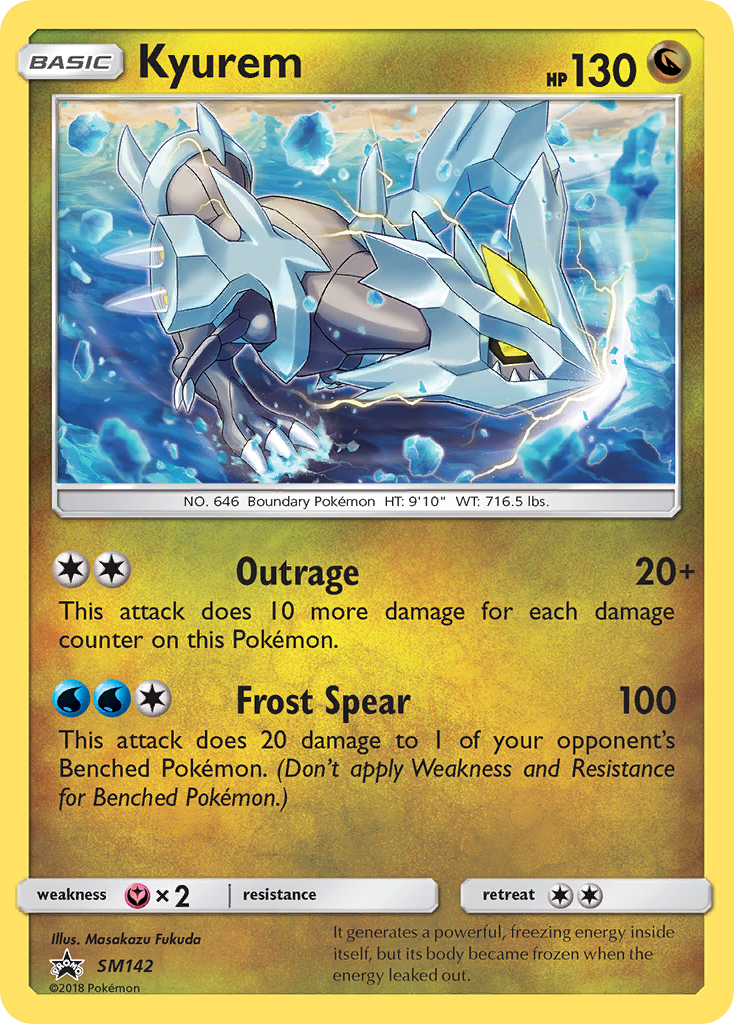 Sun & Moon Promo White Kyurem #142