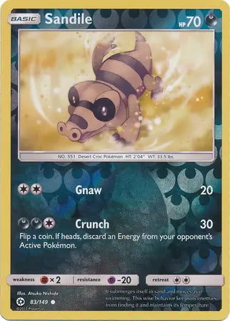 Sun & Moon Sandile #83/149 reverse holo