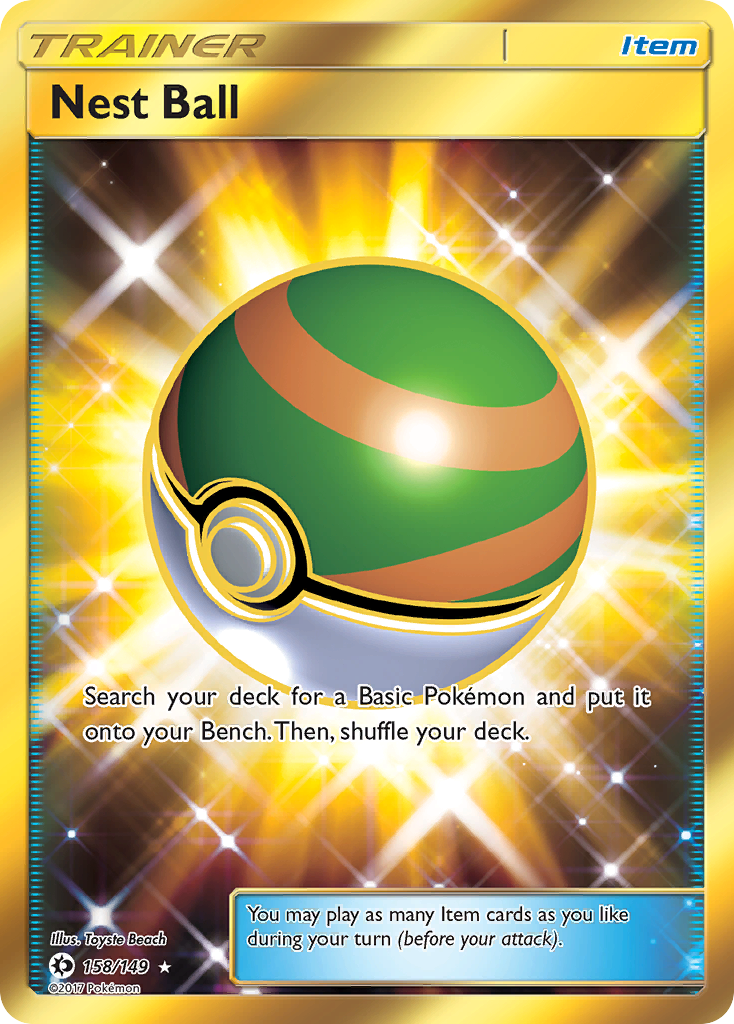 Sun & Moon Secret Rare Nest Ball #158/149