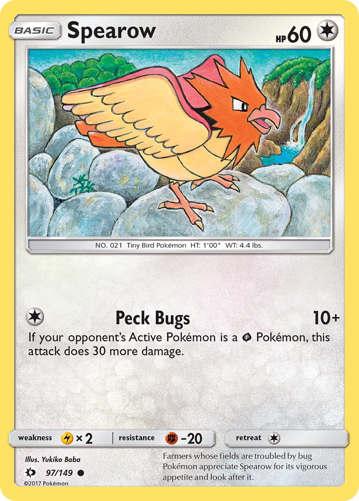 Sun & Moon Spearow #97/149