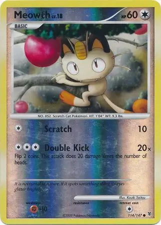 Supreme Victors Meowth #114/147 reverse holo