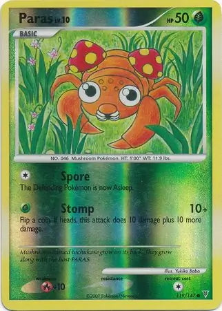 Supreme Victors Paras #119/147 reverse holo