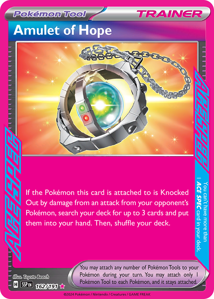 Surging Sparks Amulet of Hope #162/191