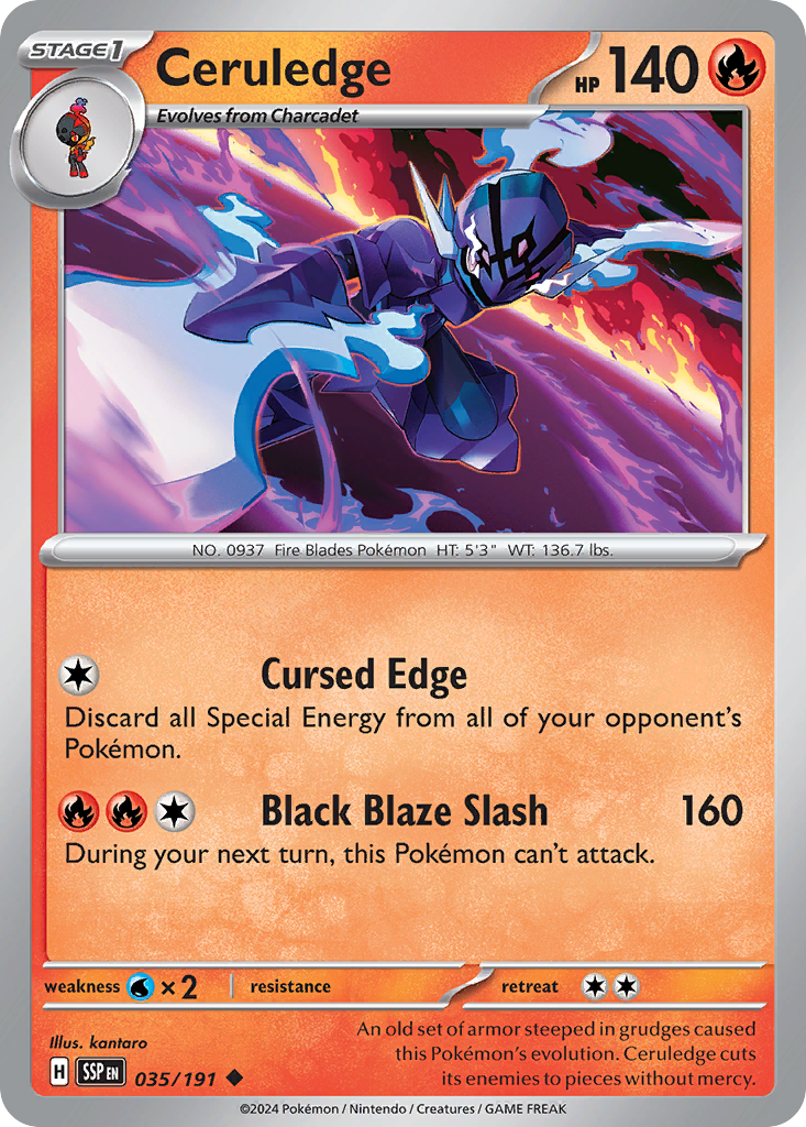 Surging Sparks Ceruledge #35/191