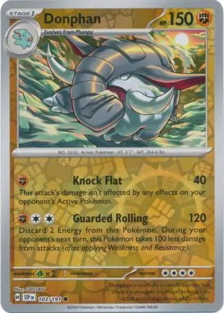 Surging Sparks Donphan #103/191 reverse holo