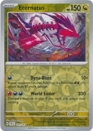Surging Sparks Eternatus #141/191 reverse holo