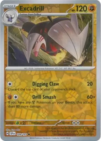 Surging Sparks Excadrill #109/191 reverse holo