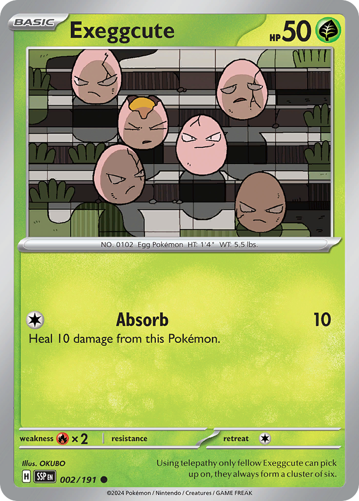 Surging Sparks Exeggcute #2/191