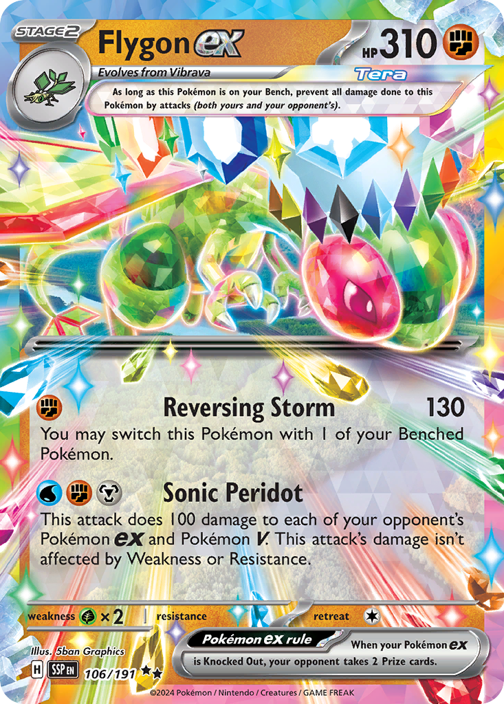 Surging Sparks Flygon ex #106/191