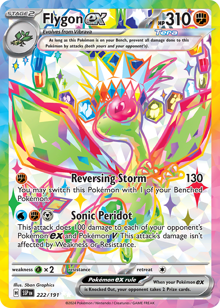 Surging Sparks Flygon ex #222/191