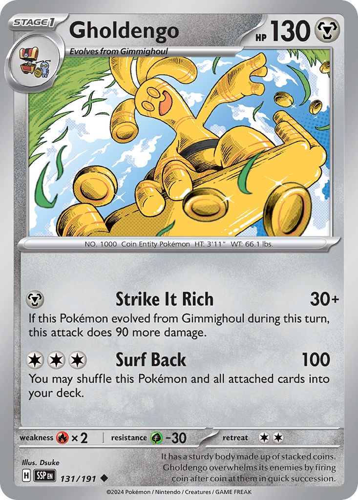 Surging Sparks Gholdengo #131/191