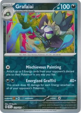 Surging Sparks Grafaiai #121/191 reverse holo