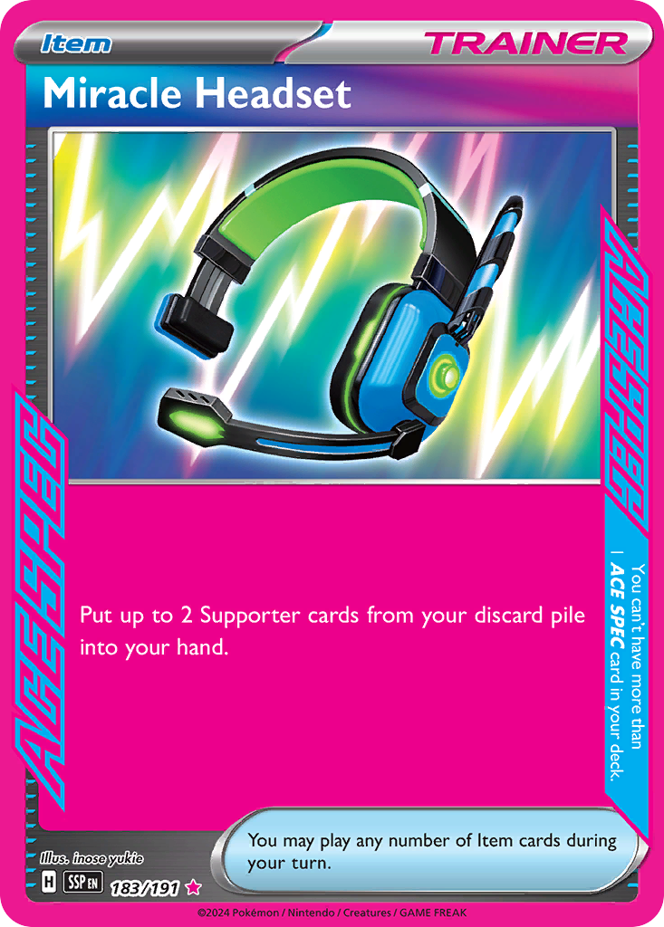 Surging Sparks Miracle Headset #183/191