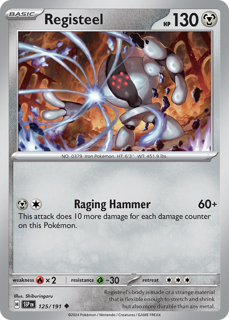 Surging Sparks Registeel #125/191