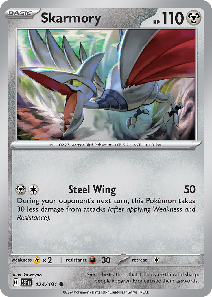 Surging Sparks Skarmory #124/191