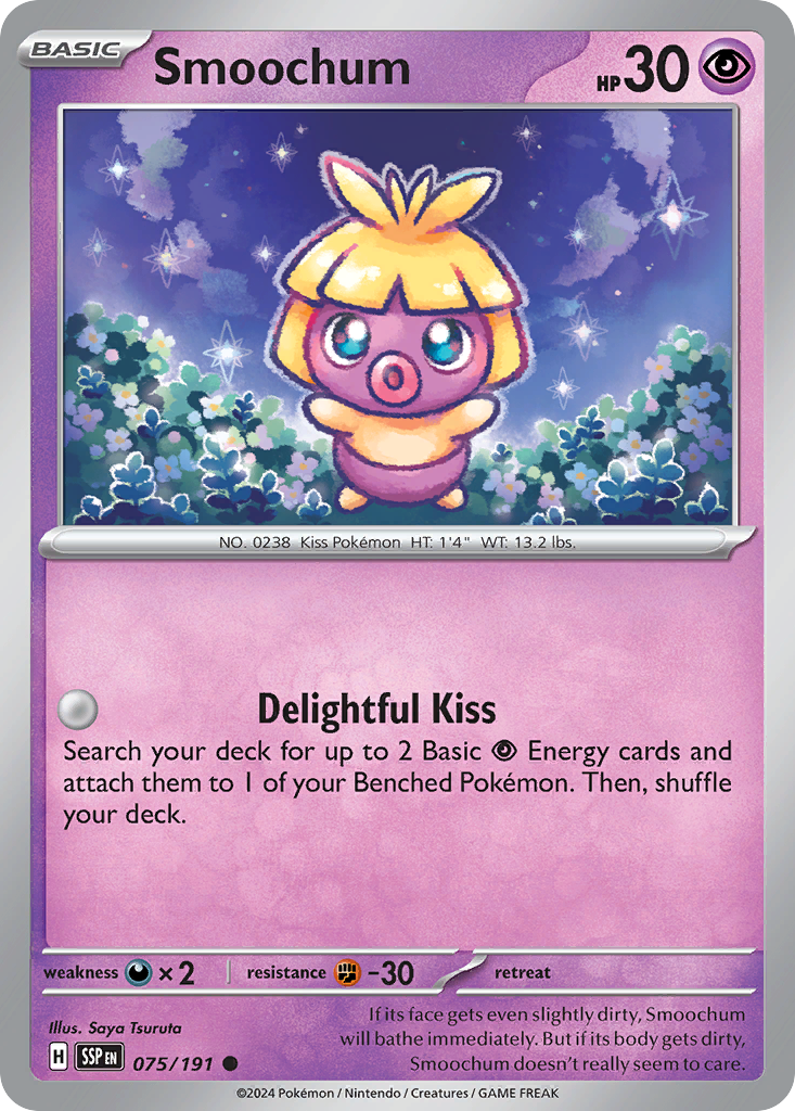 Surging Sparks Smoochum #75/191