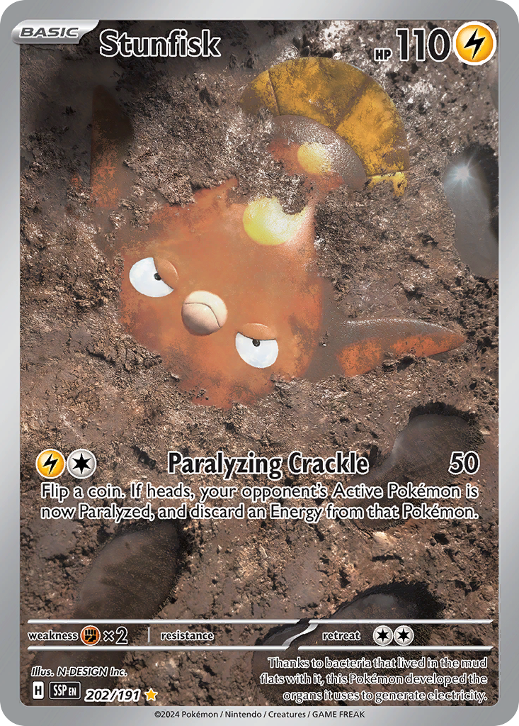 Surging Sparks Stunfisk #202/191