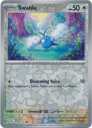 Surging Sparks Swablu #148/191 reverse holo