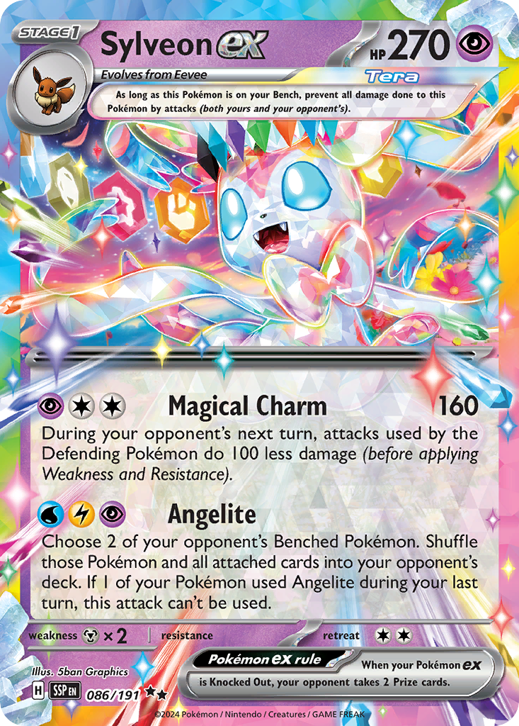 Surging Sparks Sylveon ex #86/191