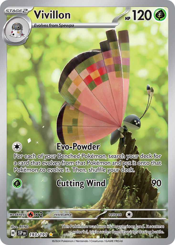 Surging Sparks Vivillon #193/191