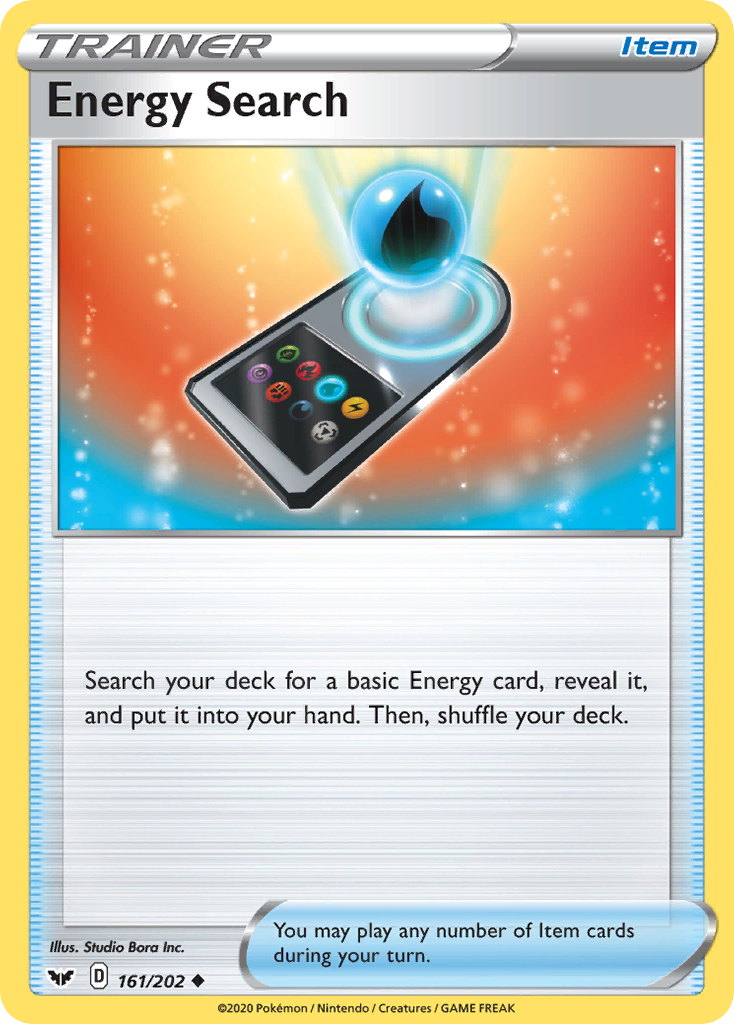 Sword & Shield Energy Search #161/202