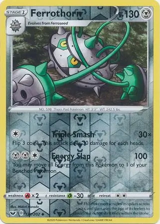Sword & Shield Ferrothorn #131/202 reverse holo