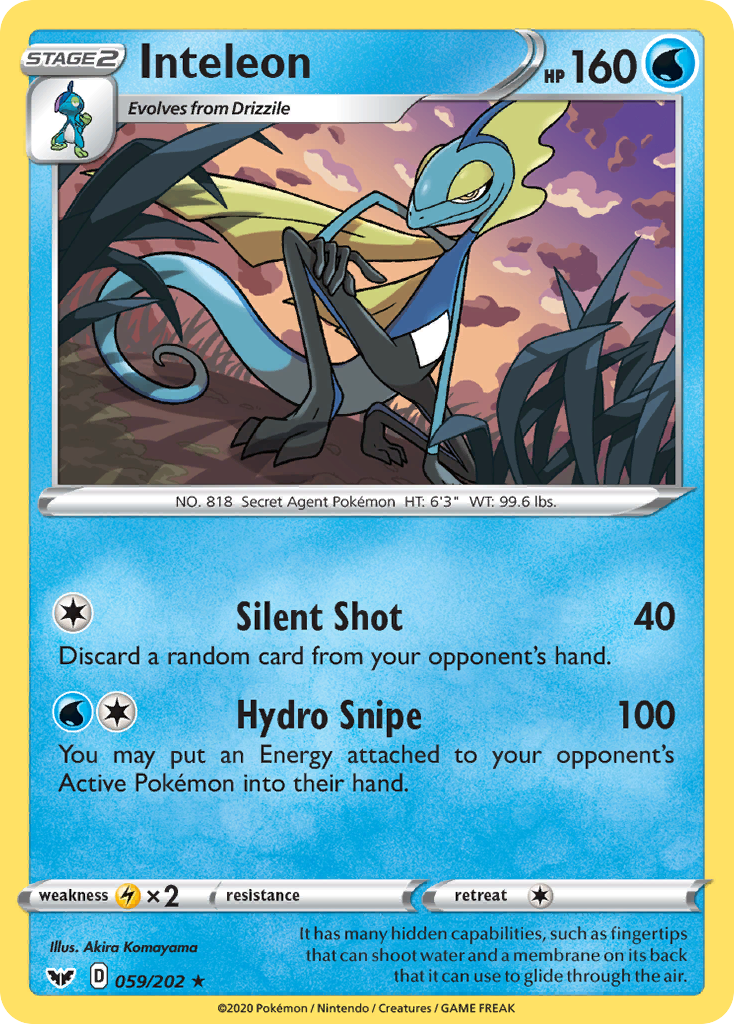 Sword & Shield Inteleon #59/202