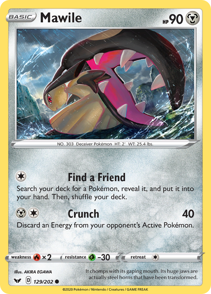 Sword & Shield Mawile #129/202
