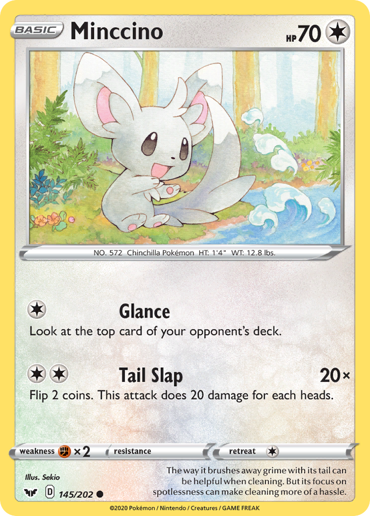 Sword & Shield Minccino #145/202