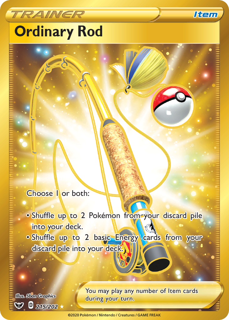 Sword & Shield Ordinary Rod #215/202