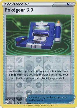 Sword & Shield Pokégear 3 #174/202 reverse holo