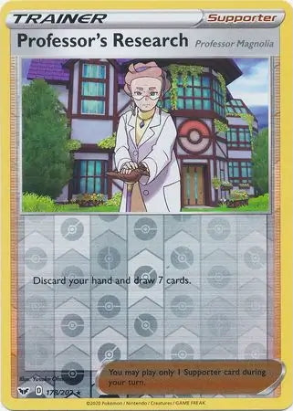 Sword & Shield Professor’s Research #178/202 reverse holo
