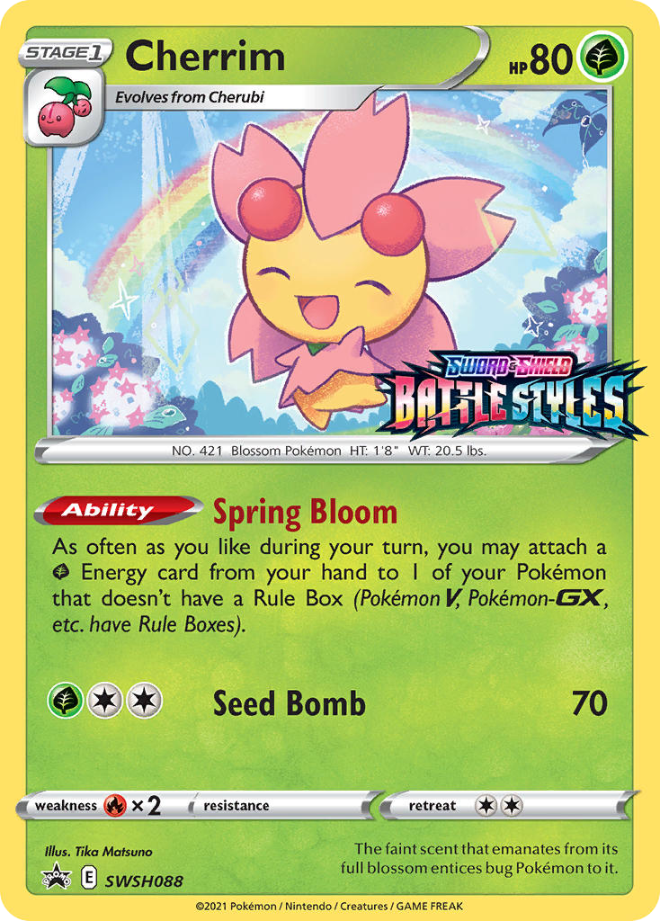 Sword & Shield Promo's Holo Cherrim #88