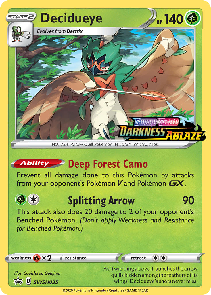 Sword & Shield Promo's Holo Decidueye #35