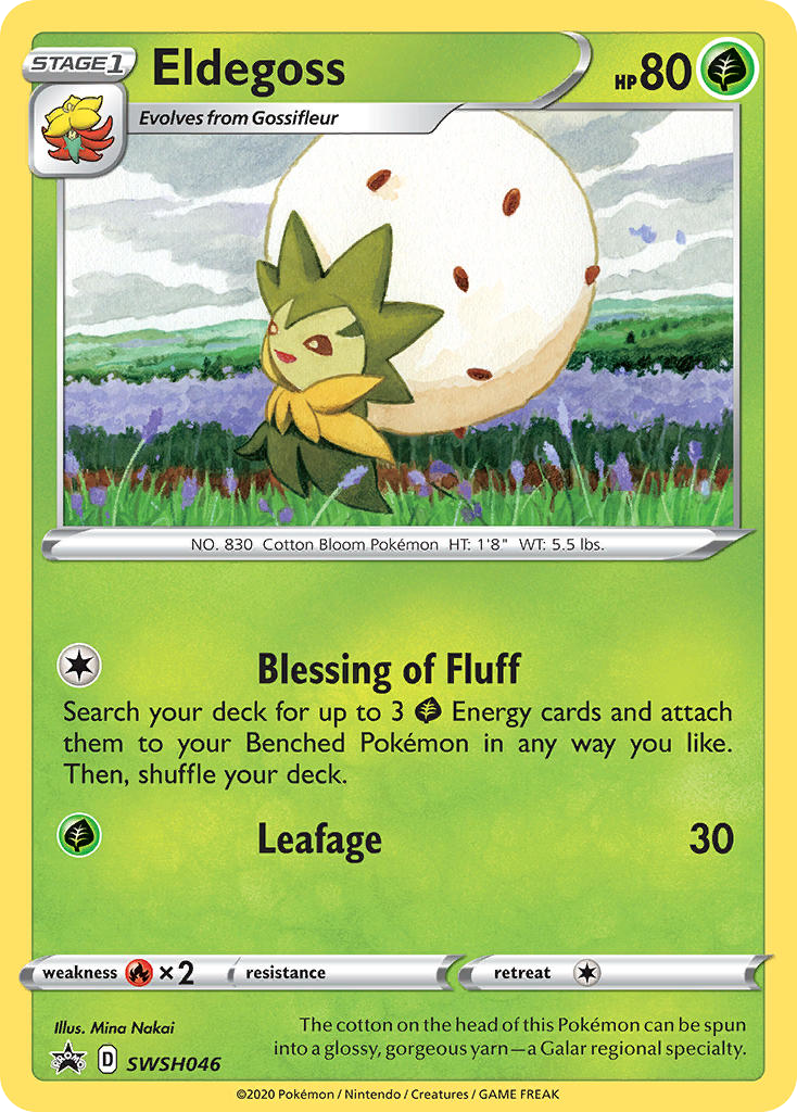 Sword & Shield Promo's Holo Eldegoss #46